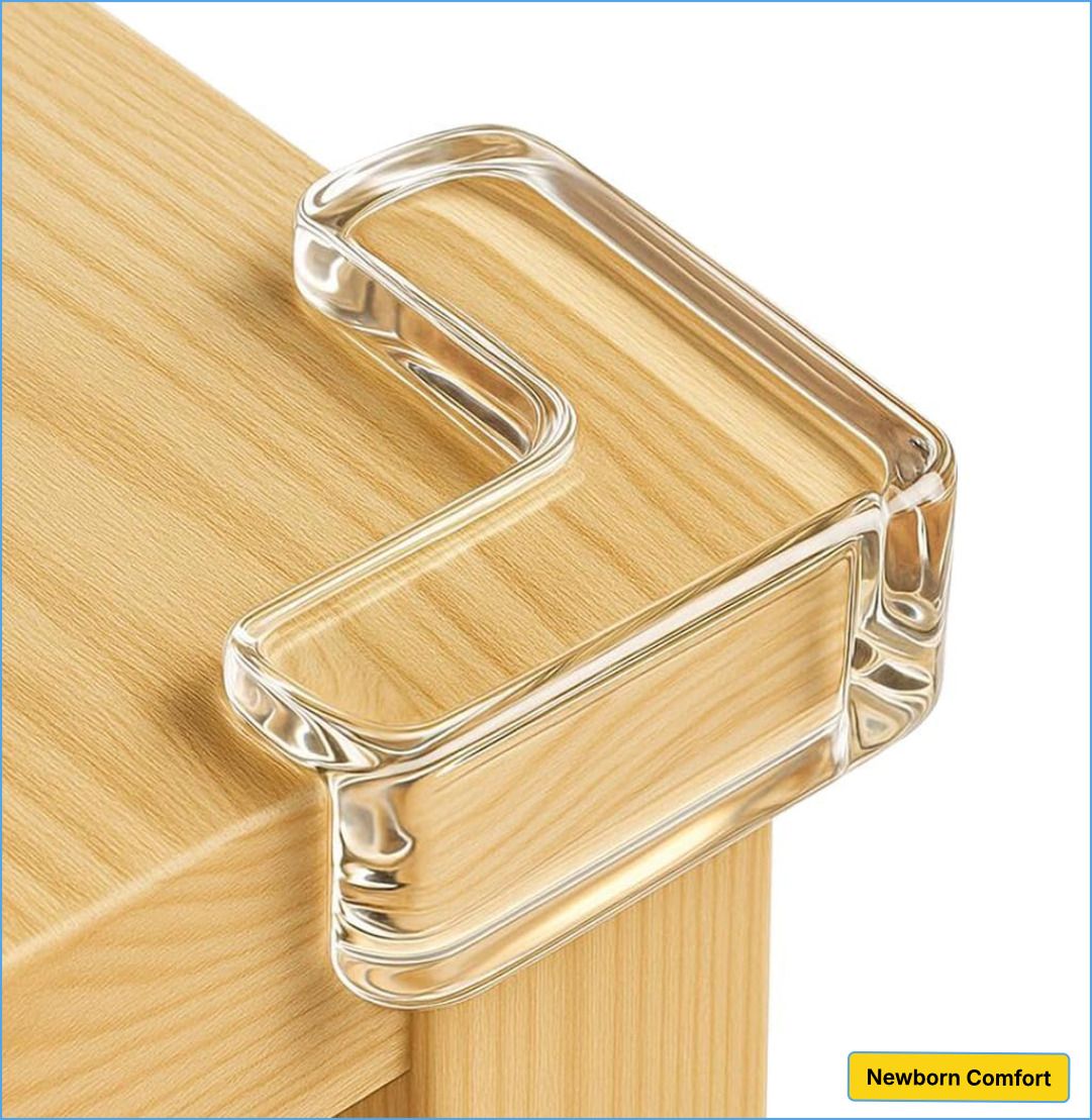 bubblino Silicone Corner Protectors | Baby Proofing Edge & Corner Guards for Sharp Edges-picture-38