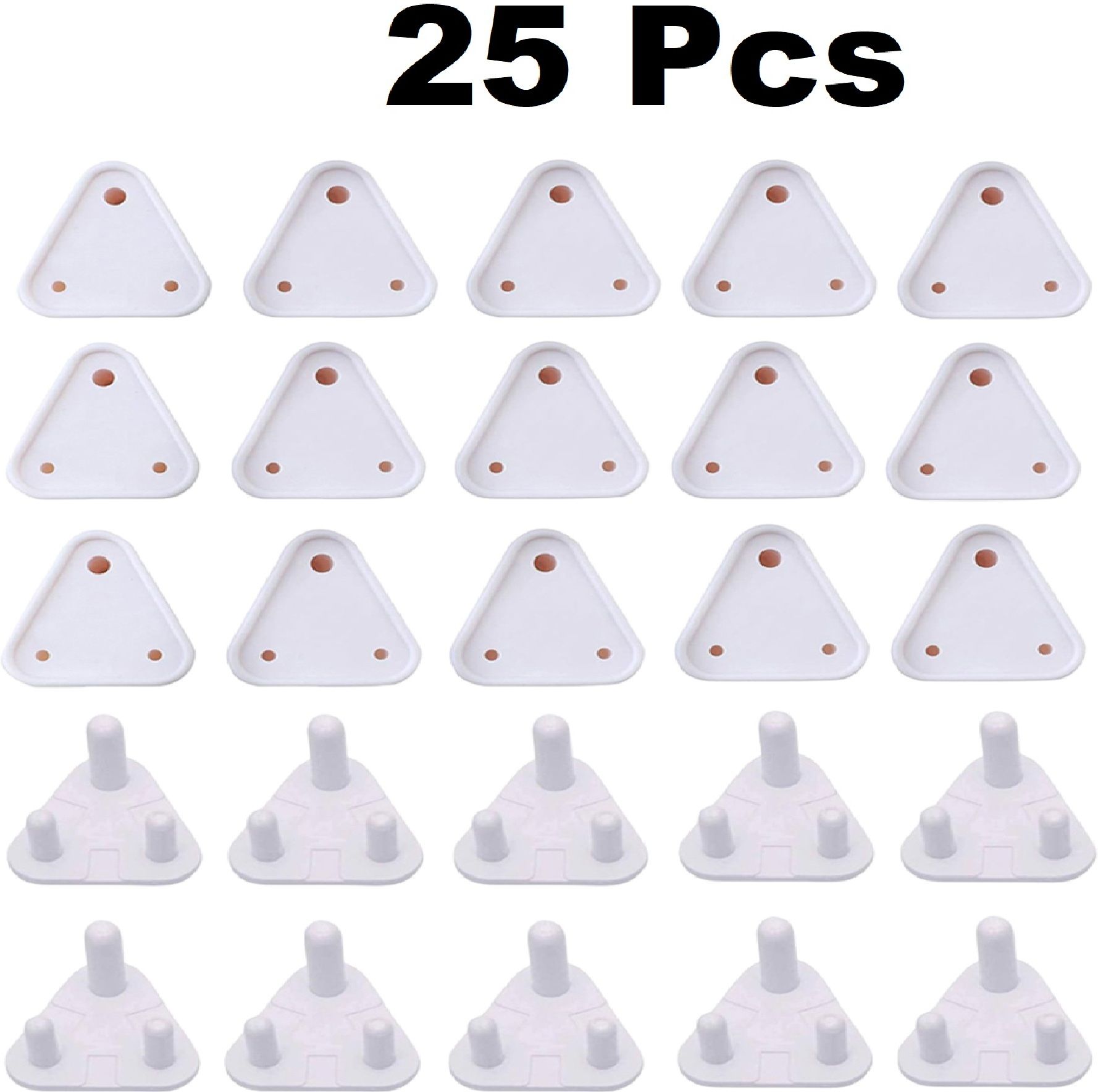 Baby Safety & Baby Proofing Plugs Covers Socket Protector (15A*5pcs)+(5A*20pcs)
