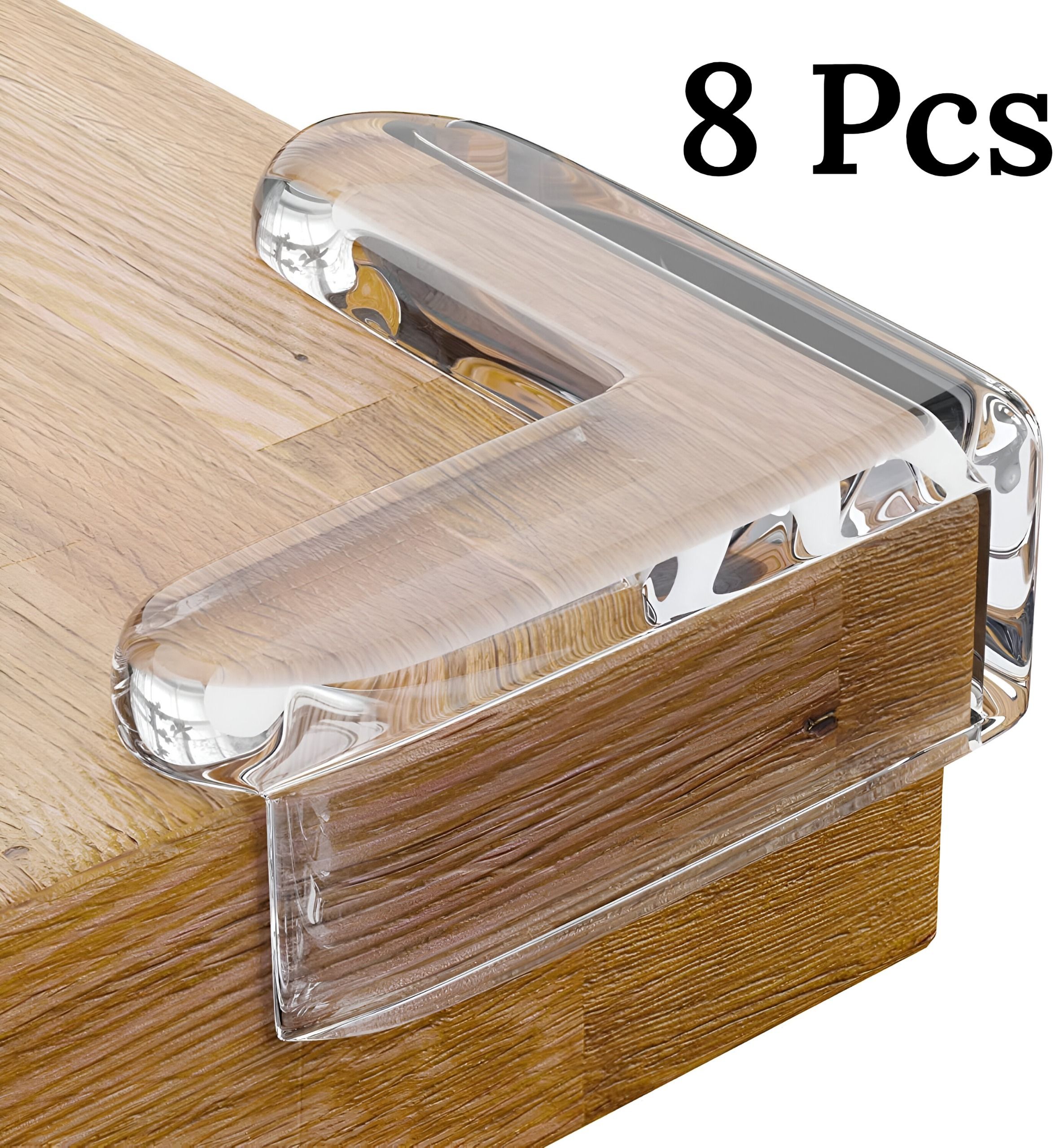 L-Shape Silicone Corner Guards Pack of 8 | Baby Safety Edge Protector