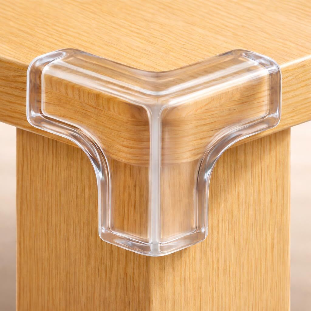 L-Shape Silicone Corner Guards Pack of 8 | Baby Safety Edge Protector-image-28