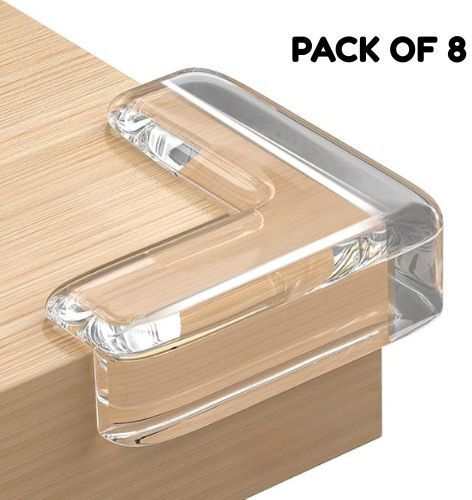 SafeKids Transparent L-Shaped Corner Protector Pack of 4-image-27
