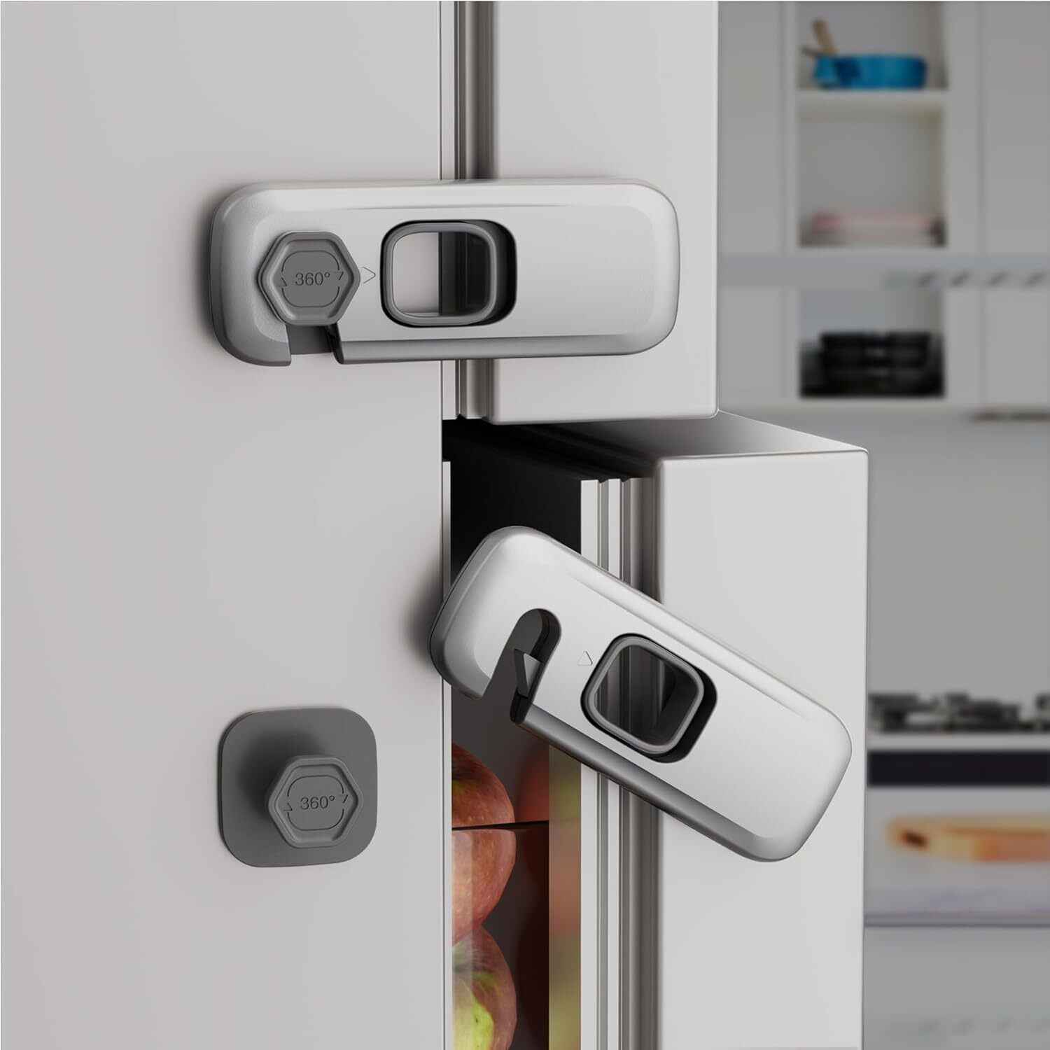 Child Proof Refrigerator Lock,Cabinet Locks, Oven Lock Child Safety, Fridge Lock Lock-image-16