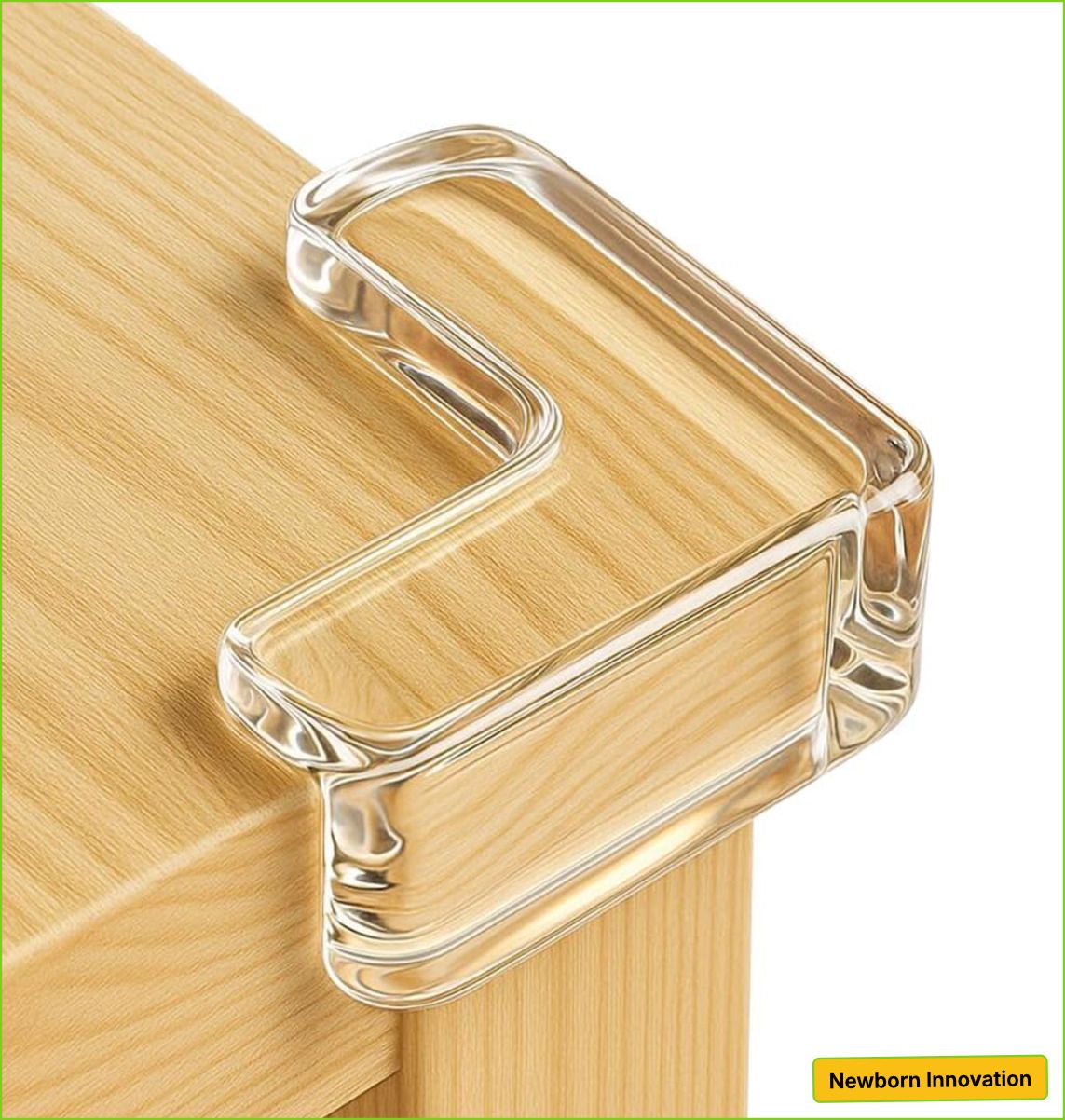 bubblino Silicone Corner Protectors | Baby Proofing Edge & Corner Guards for Sharp Edges-picture-14
