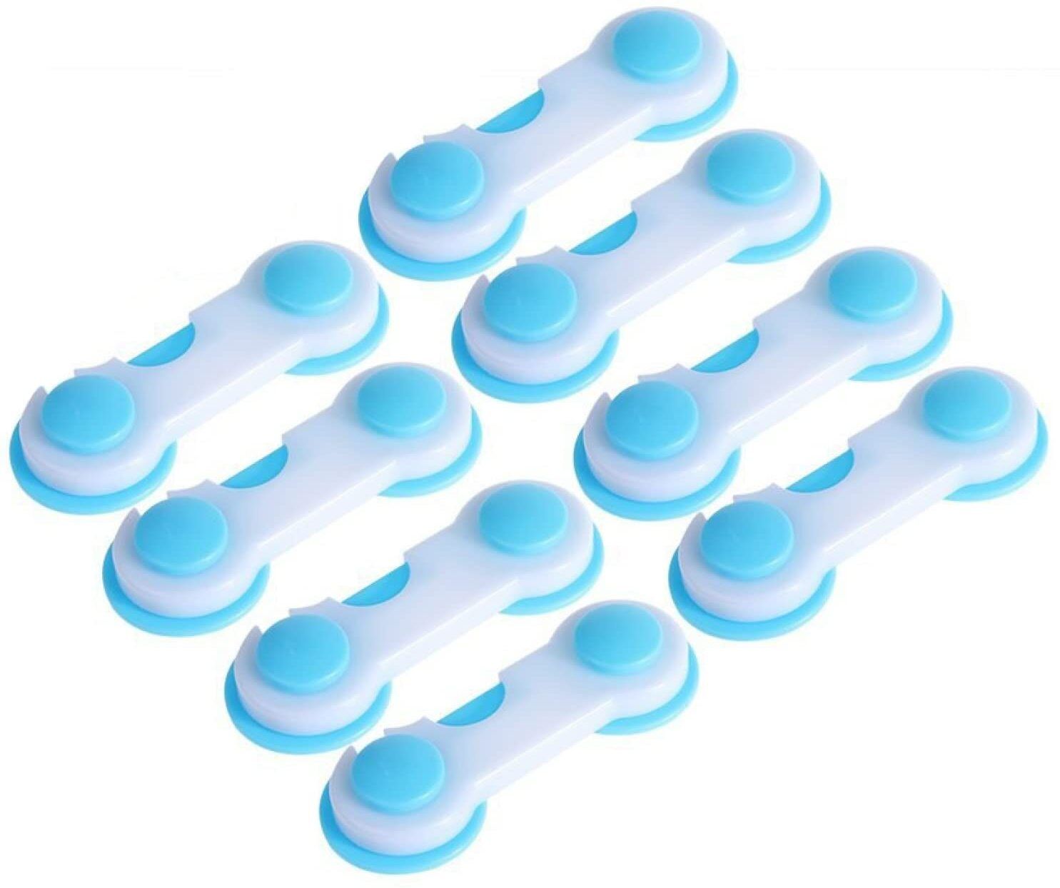 Kids Safety Cabinet Door Locks, 8Pcs Cabinet Lock With Self Adhesive-image-34