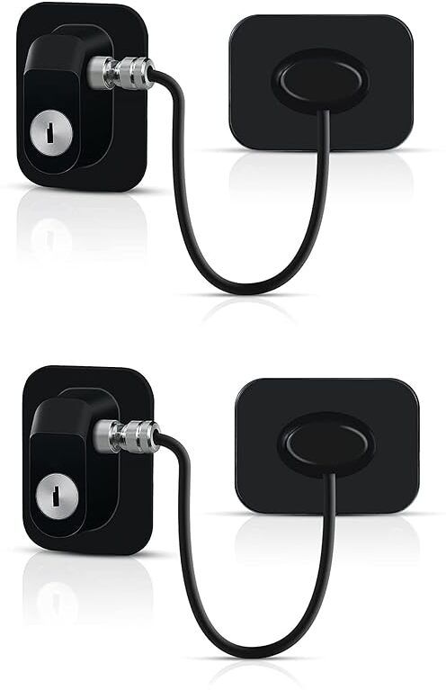 Refrigerator Door Lock for Kids Safety with Key Strong Steel Cable Design-image-26