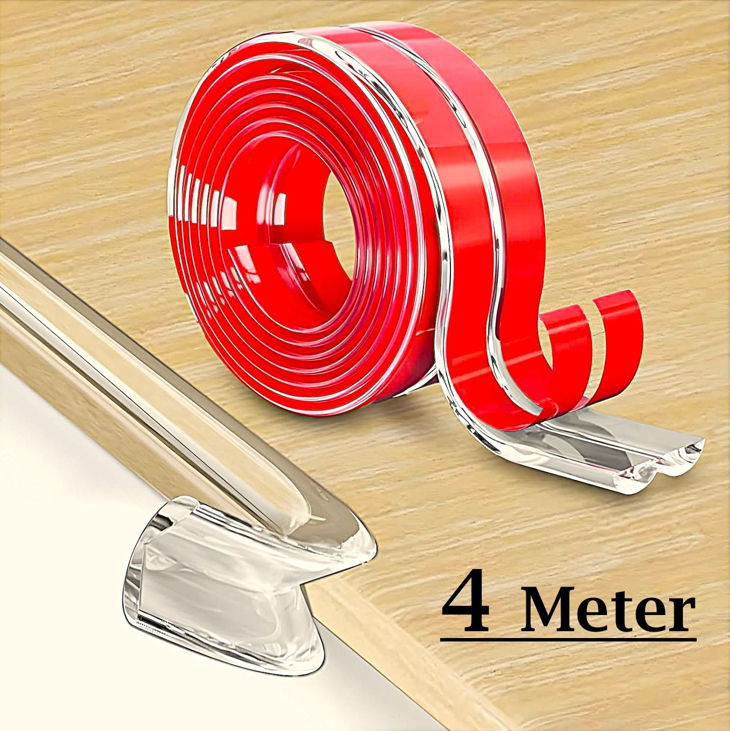 kidzhall 4 Meter Edge Corner Protector, Baby Proofing Edge Protector Strip for Kids-picture-14