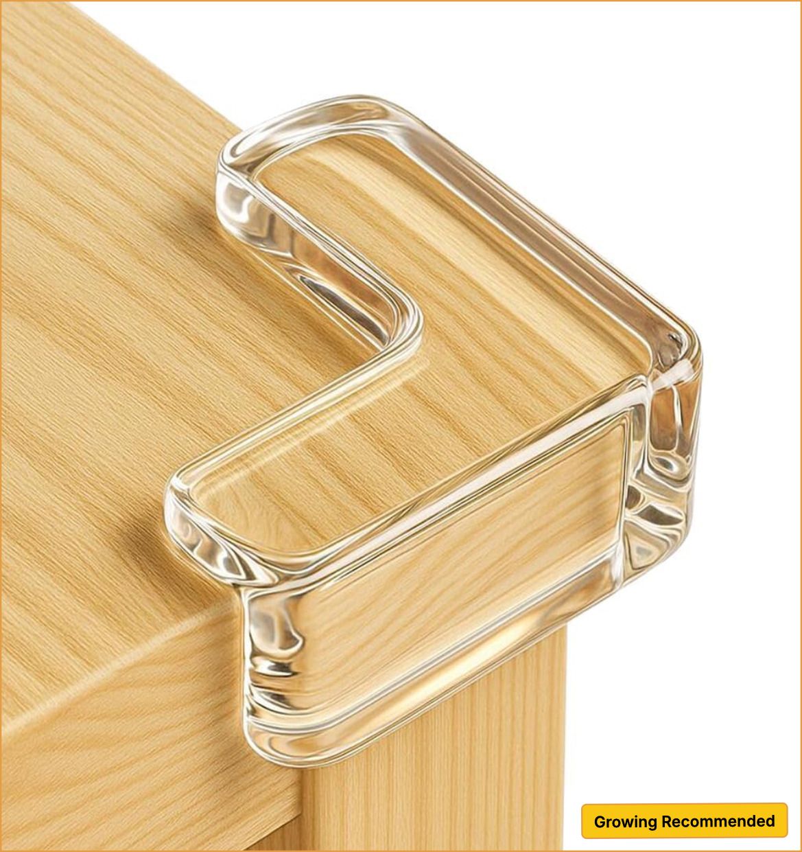 bubblino Silicone Corner Protectors | Baby Proofing Edge & Corner Guards for Sharp Edges-picture-35