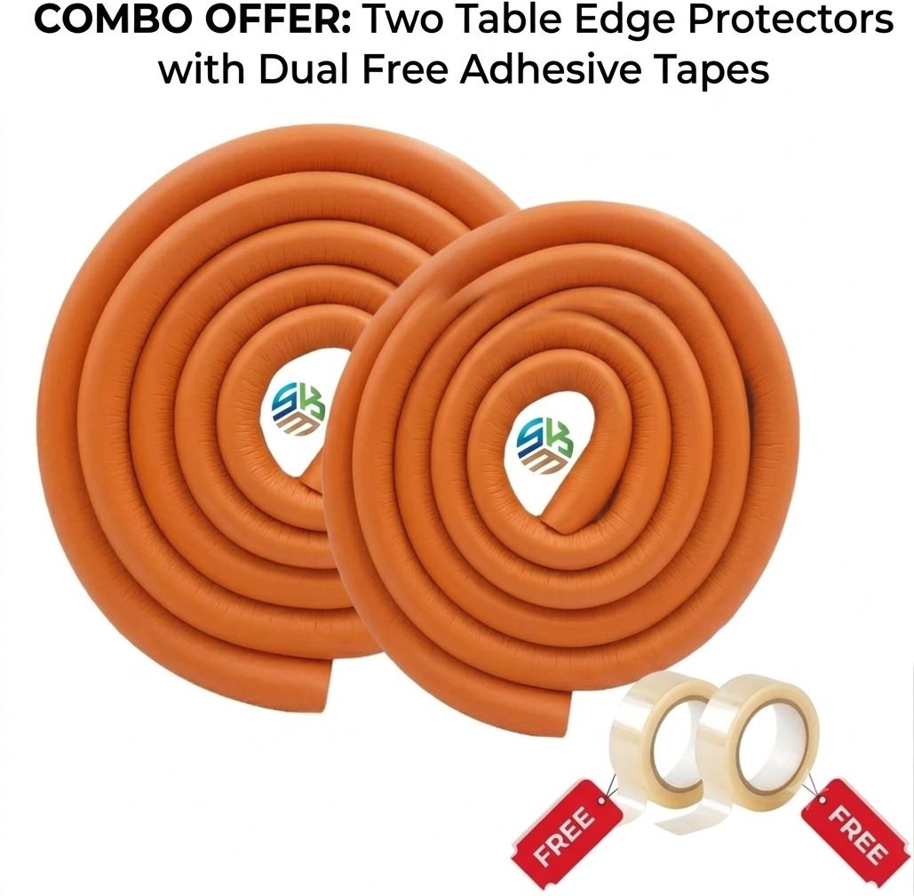 2M Foam Table Edge Protector Free Adhesive Tape| Color as per stock-image-44
