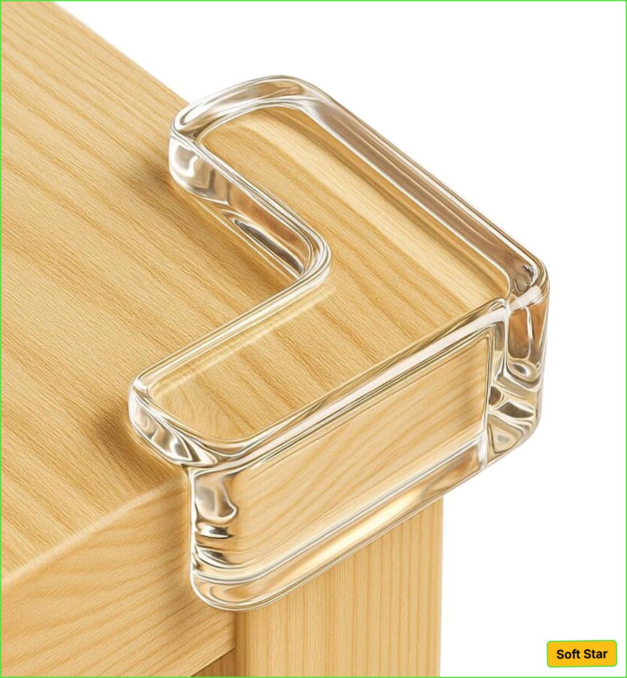 bubblino Silicone Corner Protectors | Baby Proofing Edge & Corner Guards for Sharp Edges-picture-0