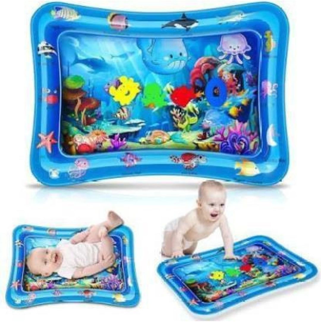 Baby bath mat toys multicolour blue Rattle-image-5