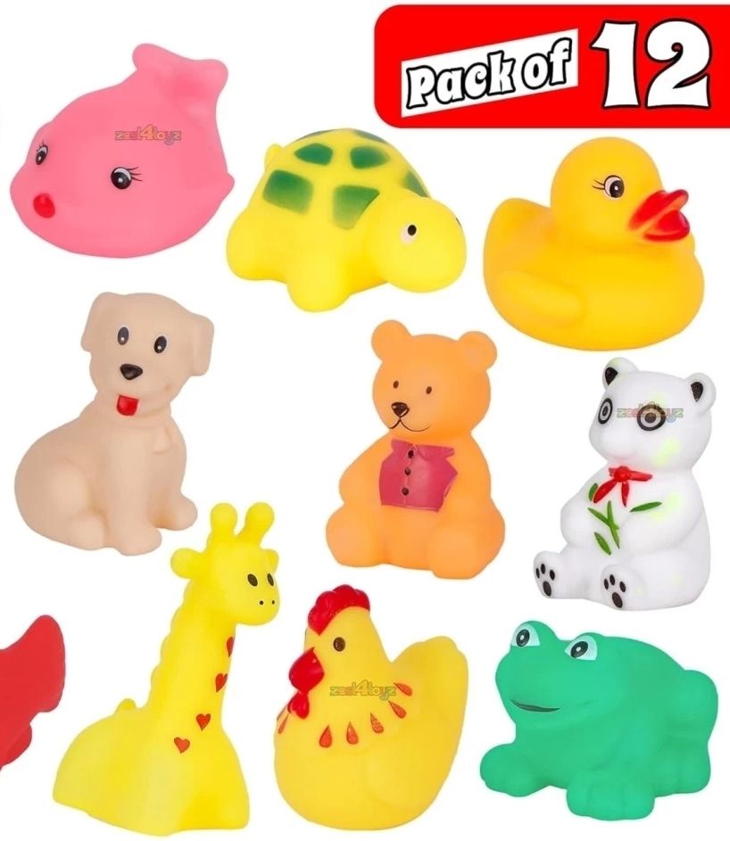 Chu chu bath toys multicolour cractor 12 piss set chu chu toys Rattle