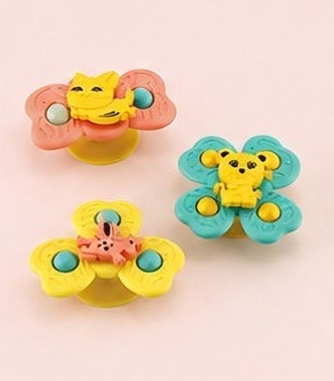 aquatide Colorful Bath Spinner Set of 3 for Kids and Babies Rattle-picture-30