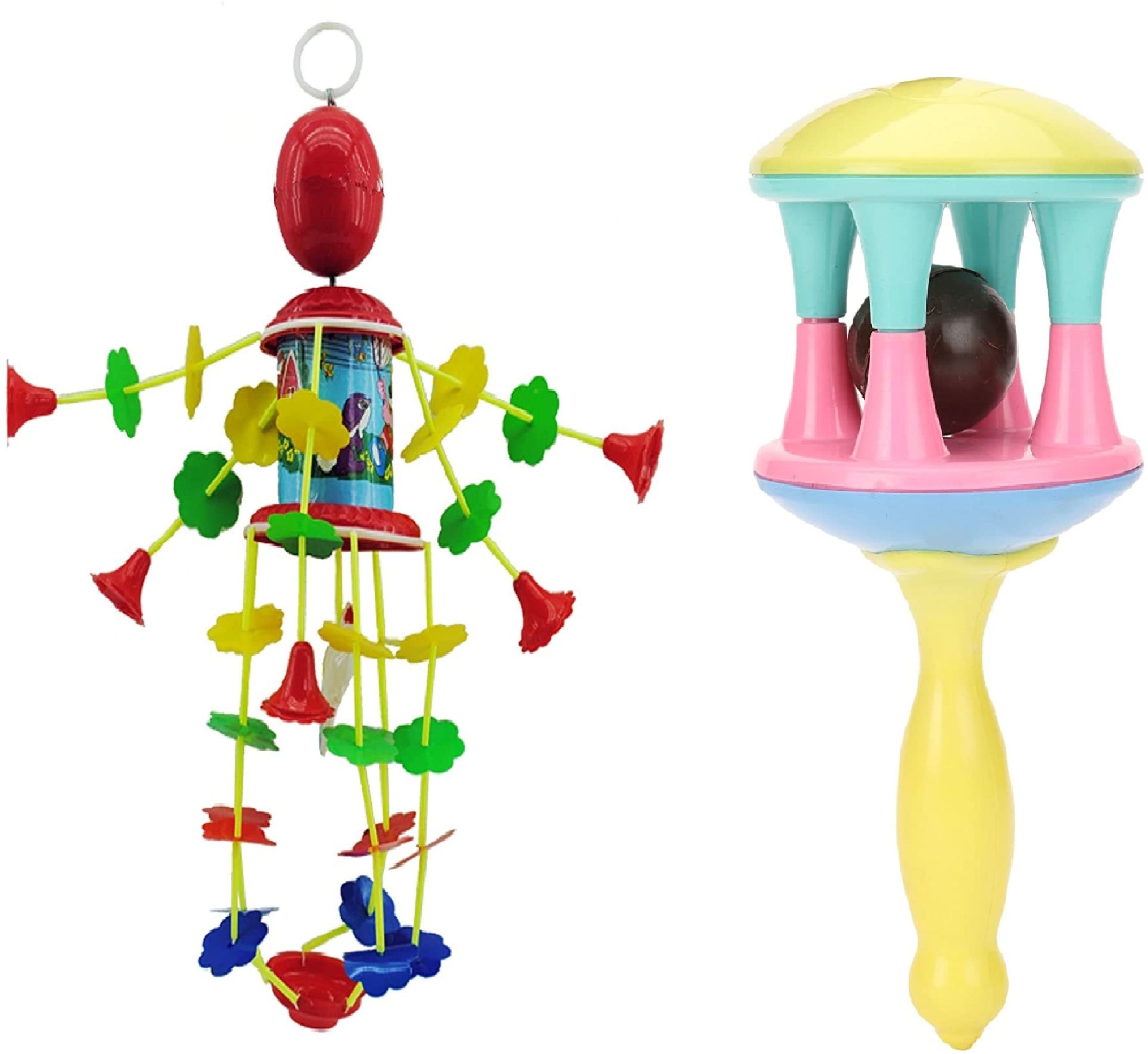 Electric Musical Merry Go Round Cradle with Baby Rattles and Teether Babies Toy Rattle-image-9