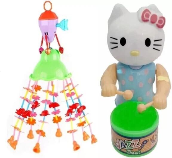 Key Jhoomer-Operated Cute Drummer Toy with Drumming Dancing Kids,Baby KEETY Rattle-image-11