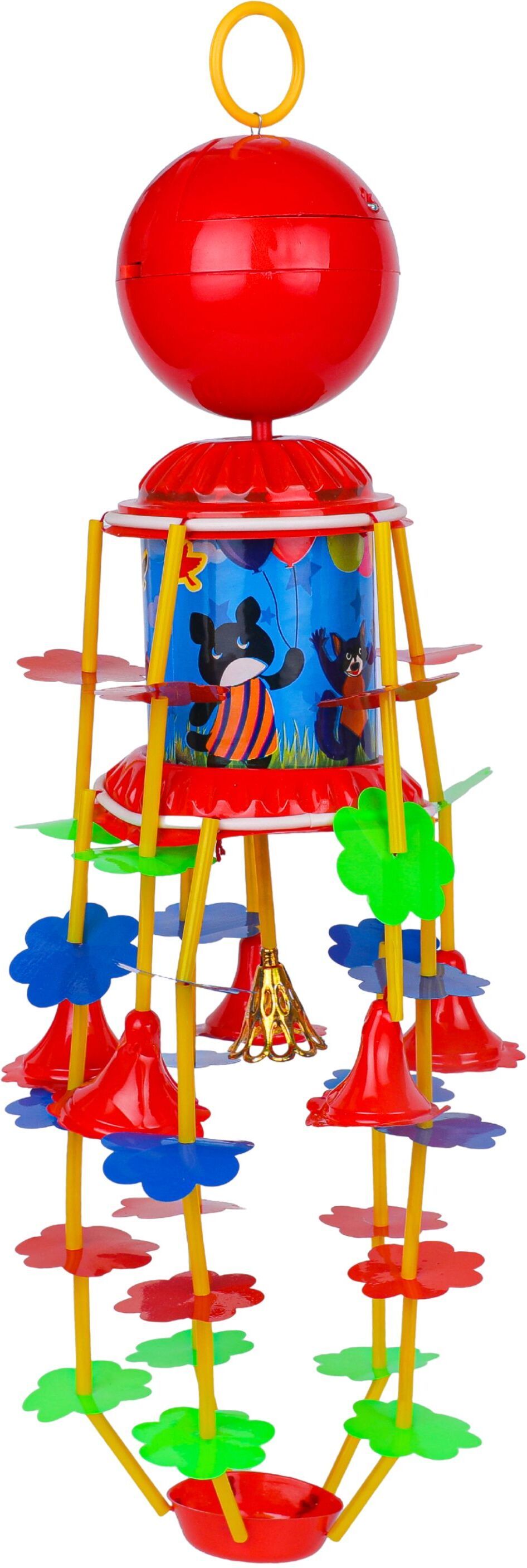 Wind Up Jhoomer Merry Go Round Musical Hanging Toy for Newborn Babies 0-6 Months Rattle-image-31