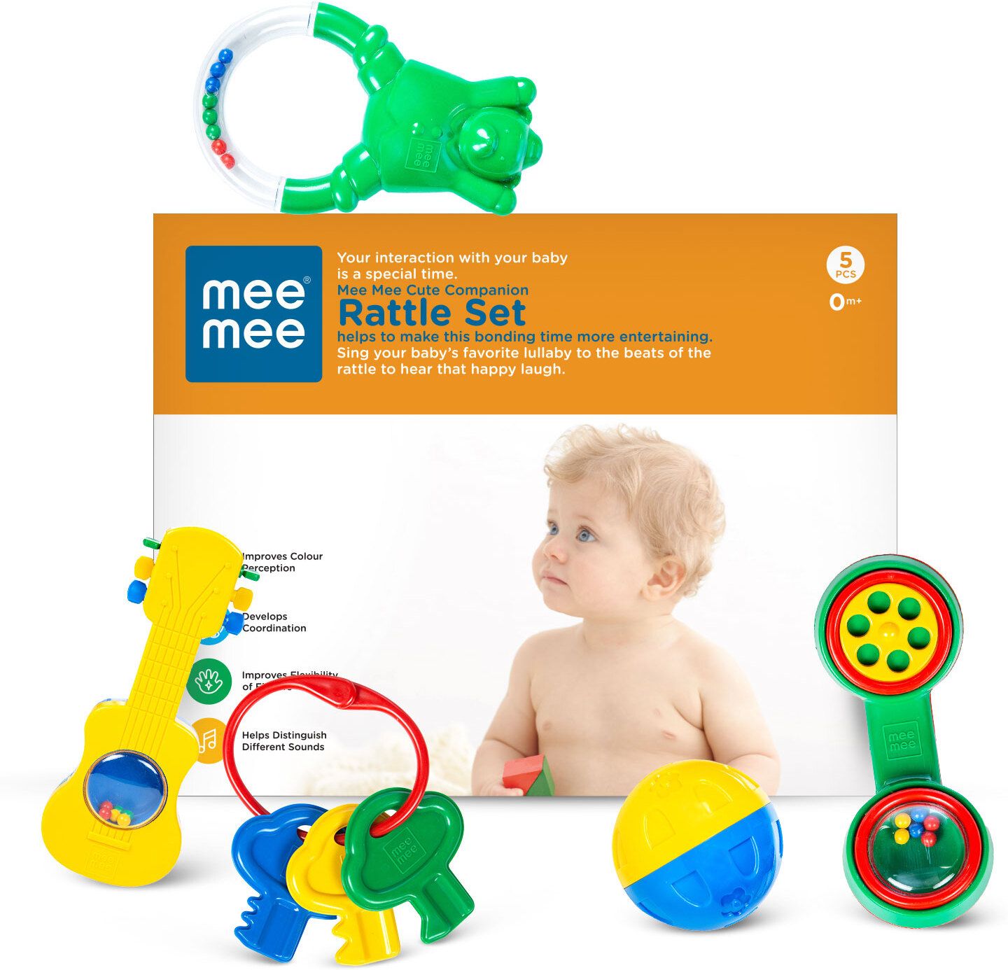 Baby Rattle Gift Set (5 Piece) Rattle-image-46