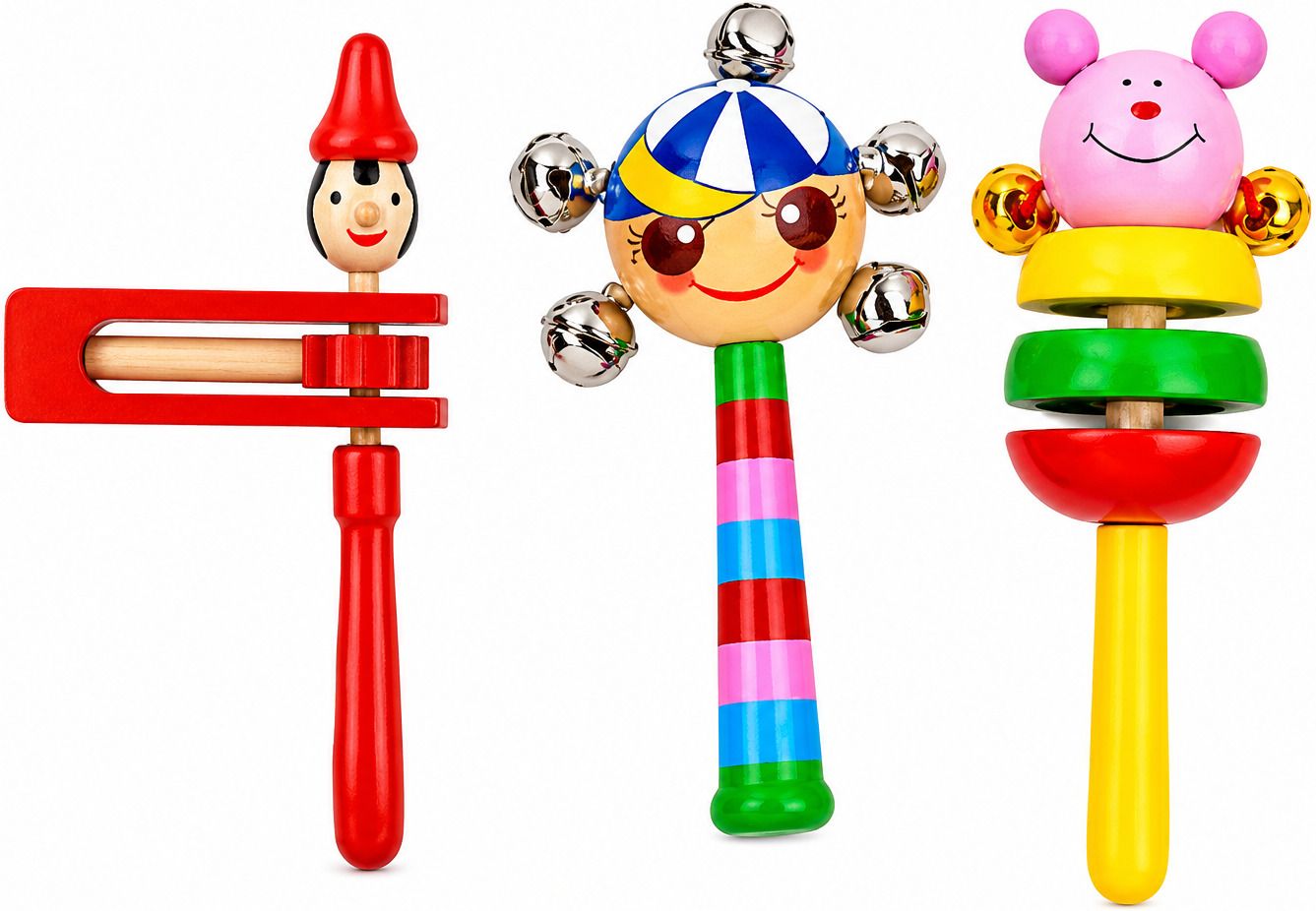wooden baby rattles toys wooden toy rettlet Rattle-picture-26