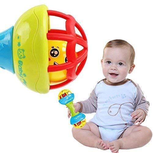 Dumbbell Rattle Toy Colorful Plastic Non Toxic, Tasteless, Hanging Soft Toys Rattle-image-40