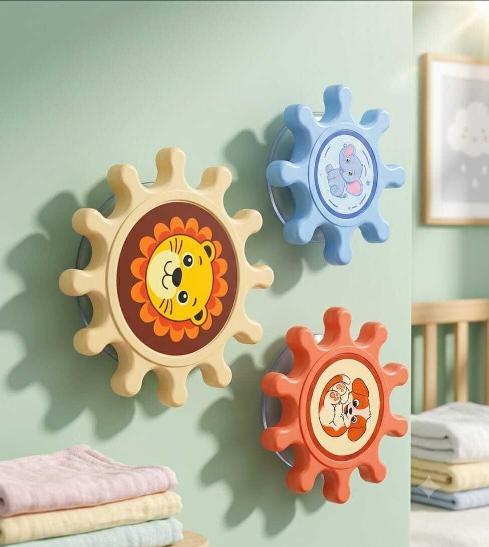 Baby Sensory Spinner Toy 3PC Suction Toys for Boys Girls Infants Rattle-image-46