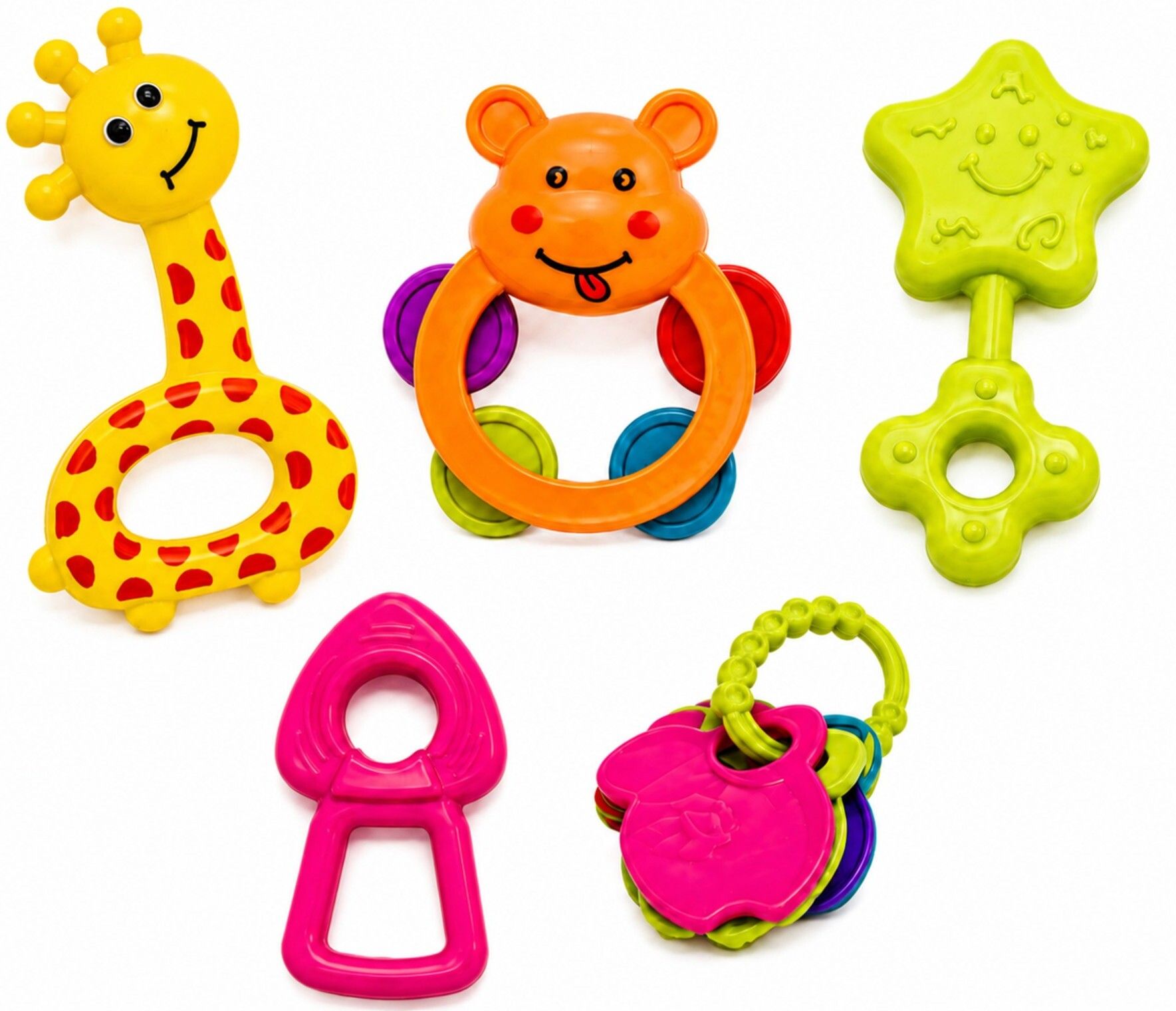 sufyquens Baby Rattle Kid Toy Set (Pack of 5, Assorted Design) Rattle-picture-27