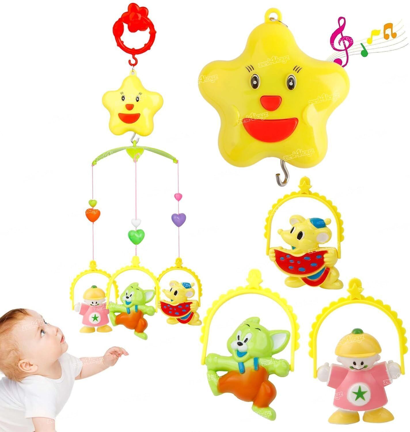 Hanging Hormonius Key Operating Music Toys for Babies Rattle-image-15
