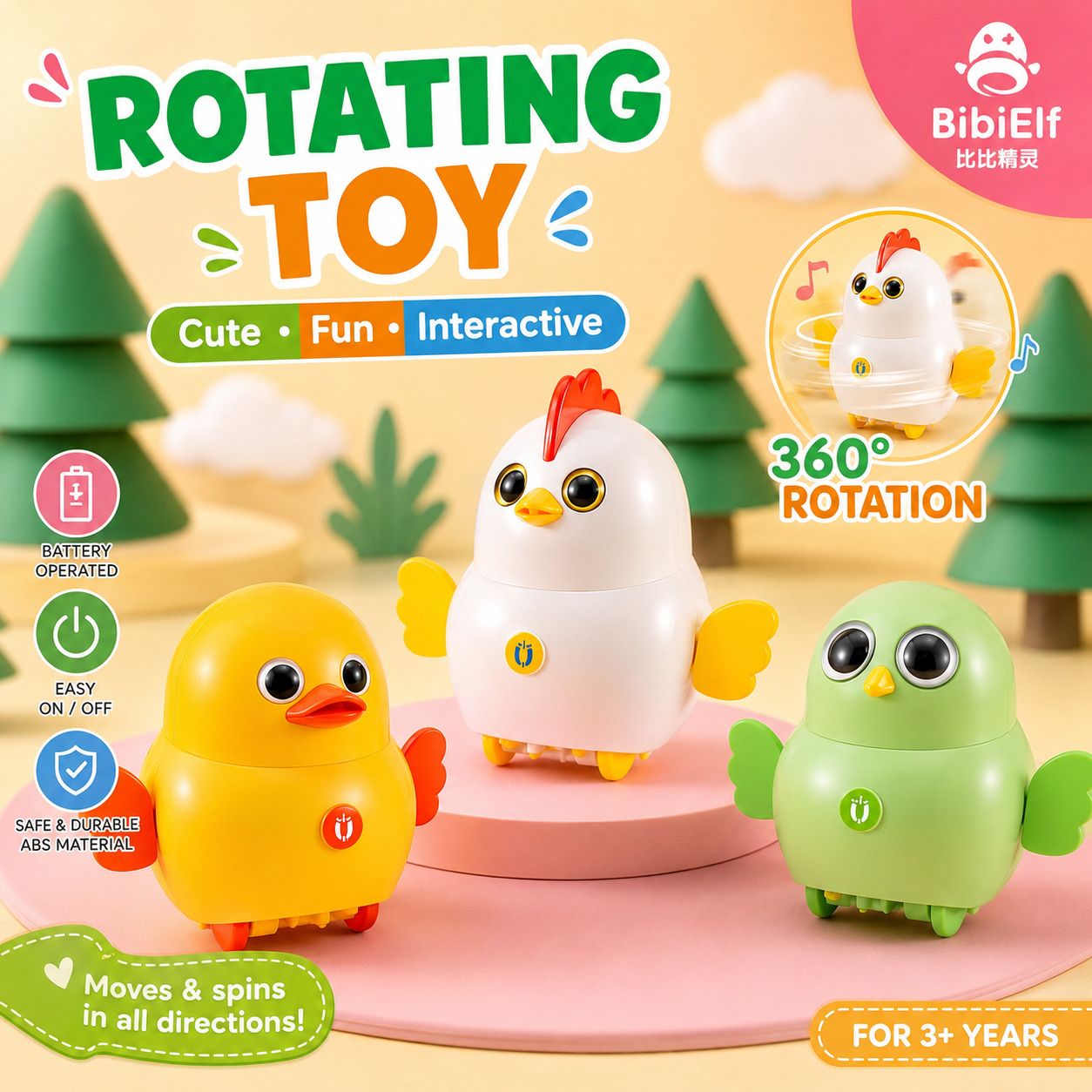 meutoys DUCK ROLLING Rattle-picture-0