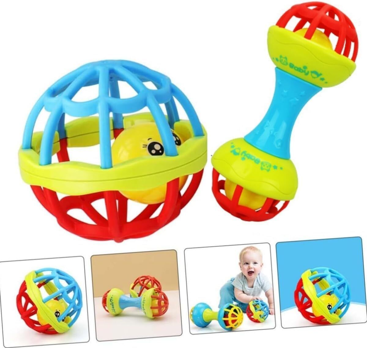 banqlyn Chew Toys for Kids Infant Developmental Toys Rattle-picture-32