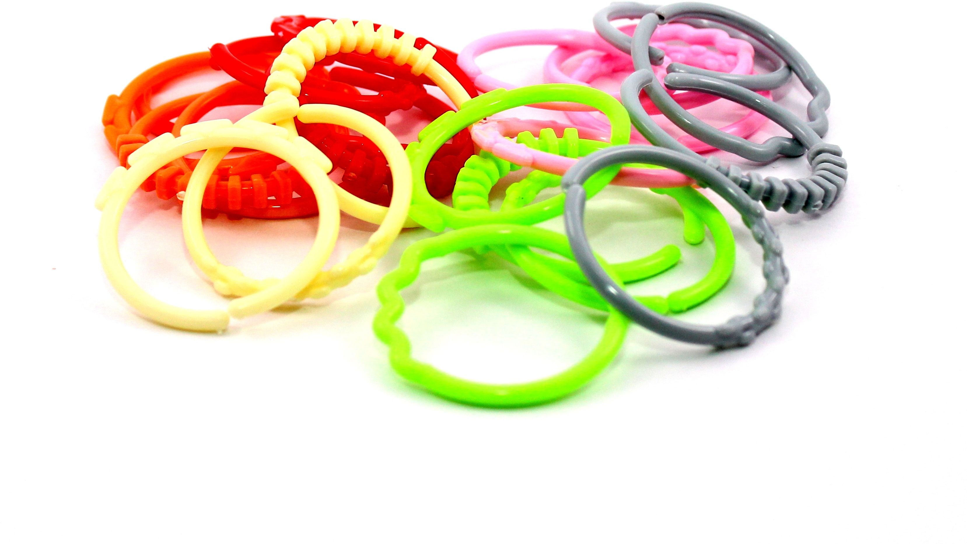 globular Lots Of Links Rings Attach to Any Hanging Stand Clip New Born Baby 0M+ 24 Piece Rattle-picture-12