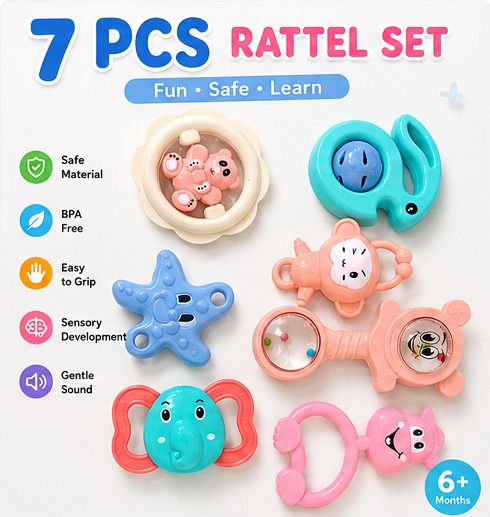 twistandtietoys Early Steps Rattle Collection Rattle-picture-41