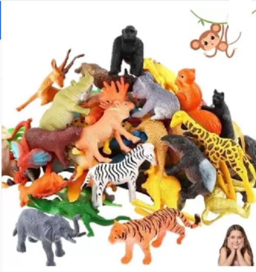 Jungle animal 12 piss set multicolour toys Rattle (Multicolor) Rattle