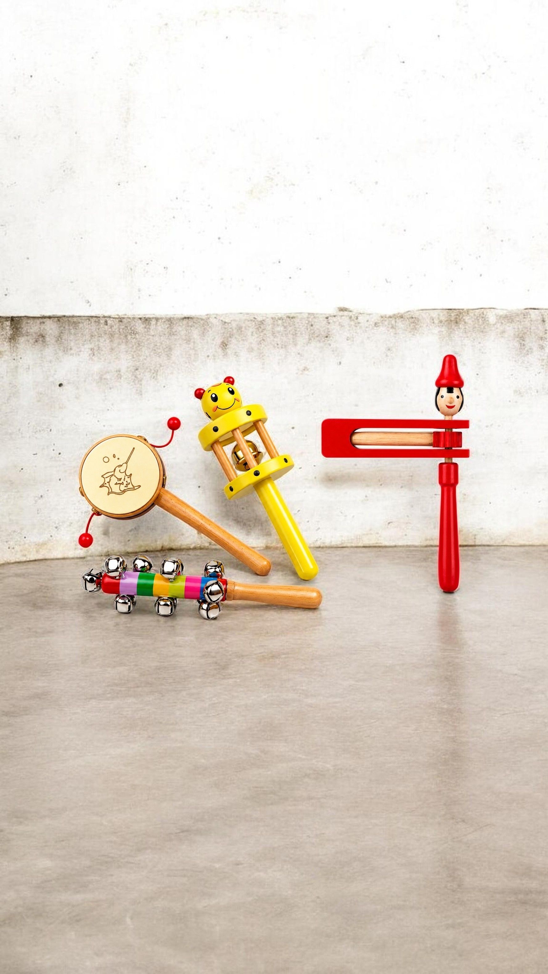wooden toy baby Rattle set pack of 4 Rattle-image-11
