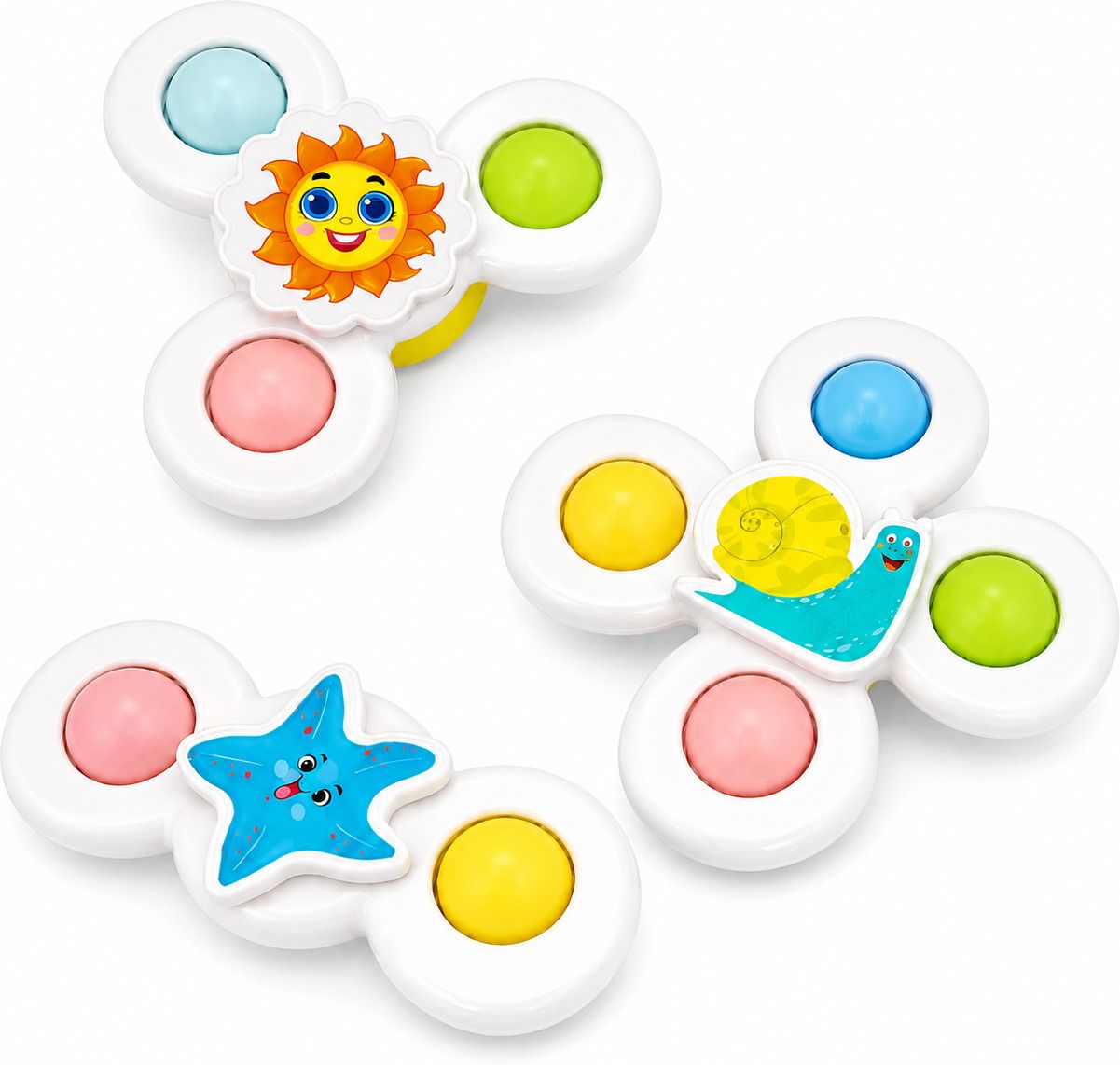 sthofy Wall Spinner Bath Toy for Babies Toddlers Kids Rattle-picture-5