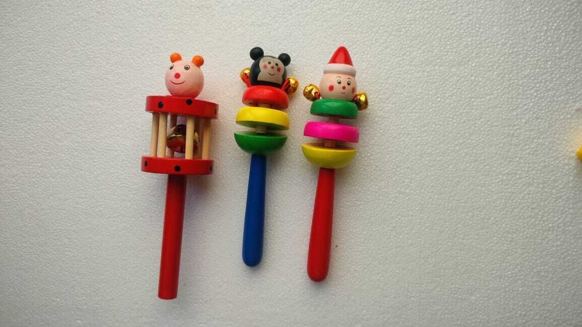 WOODEN CAGE RATTLE,3 LAYER RATTLE Rattle-image-28
