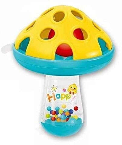 Mushroom Rattle Toys for Infants Teether New Born Baby Products, Sensory Toys Rattle-image-2