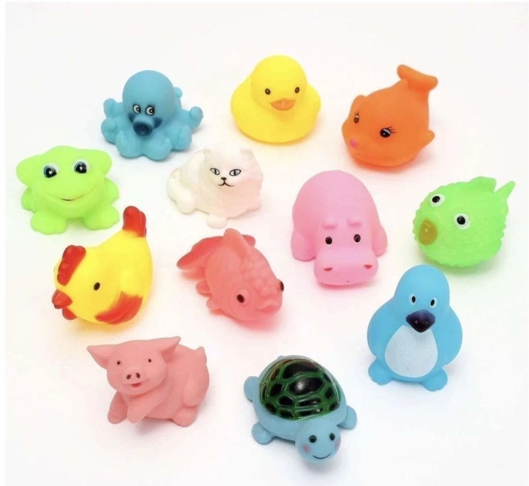 Bath toys chu chu toys multicolour cractor 12 piss set chu chu toys Rattle-image-22