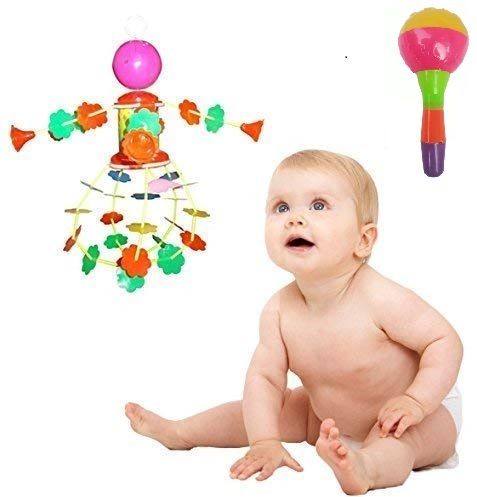 Jhoomer Musical Merry Go Round Toy with Rattles for Little Babies 4 Cute Toys Rattle-image-44
