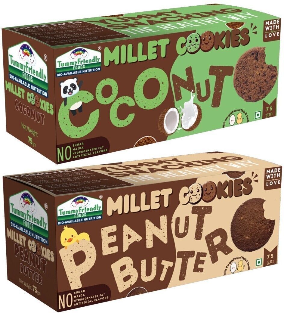 CookiesCoconutPeanut-2x75 Baby Snacks 135 g