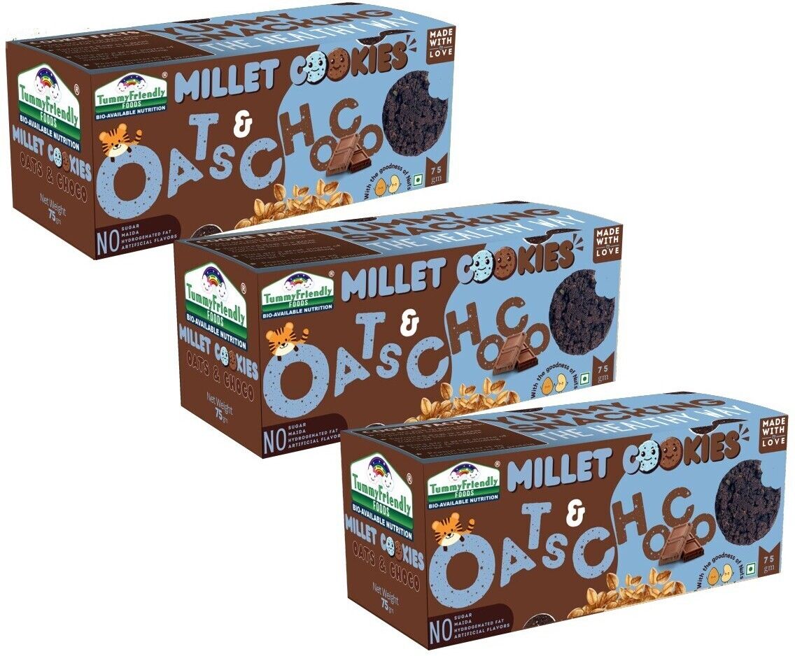 CookiesOatsChoco-3x75-Baby Baby Snacks 200 g