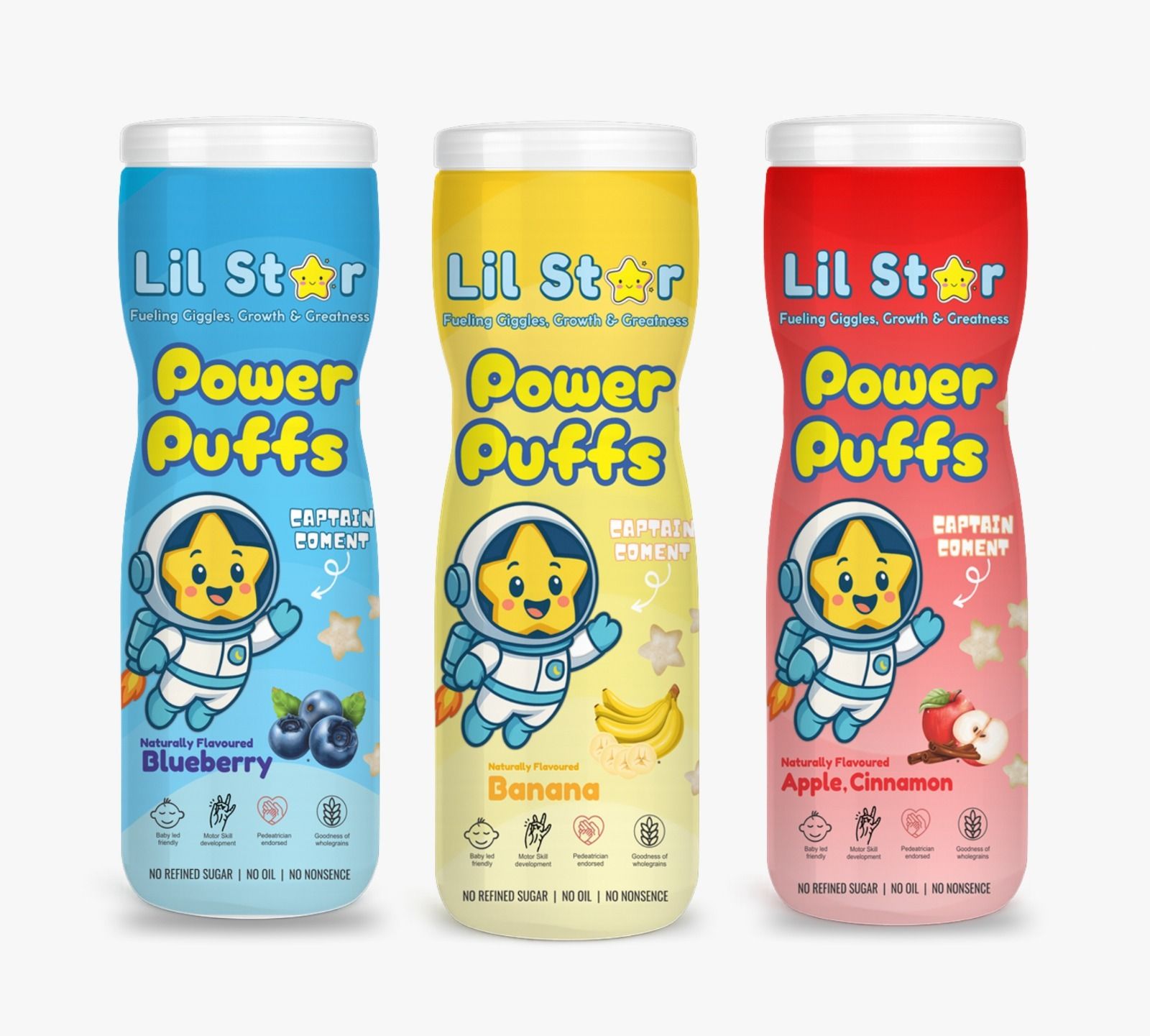 Power Puffs (Pack of 3) | Fruit Based Snacks for Babies| No Refined Sugar Baby Snacks 135 g-image-7