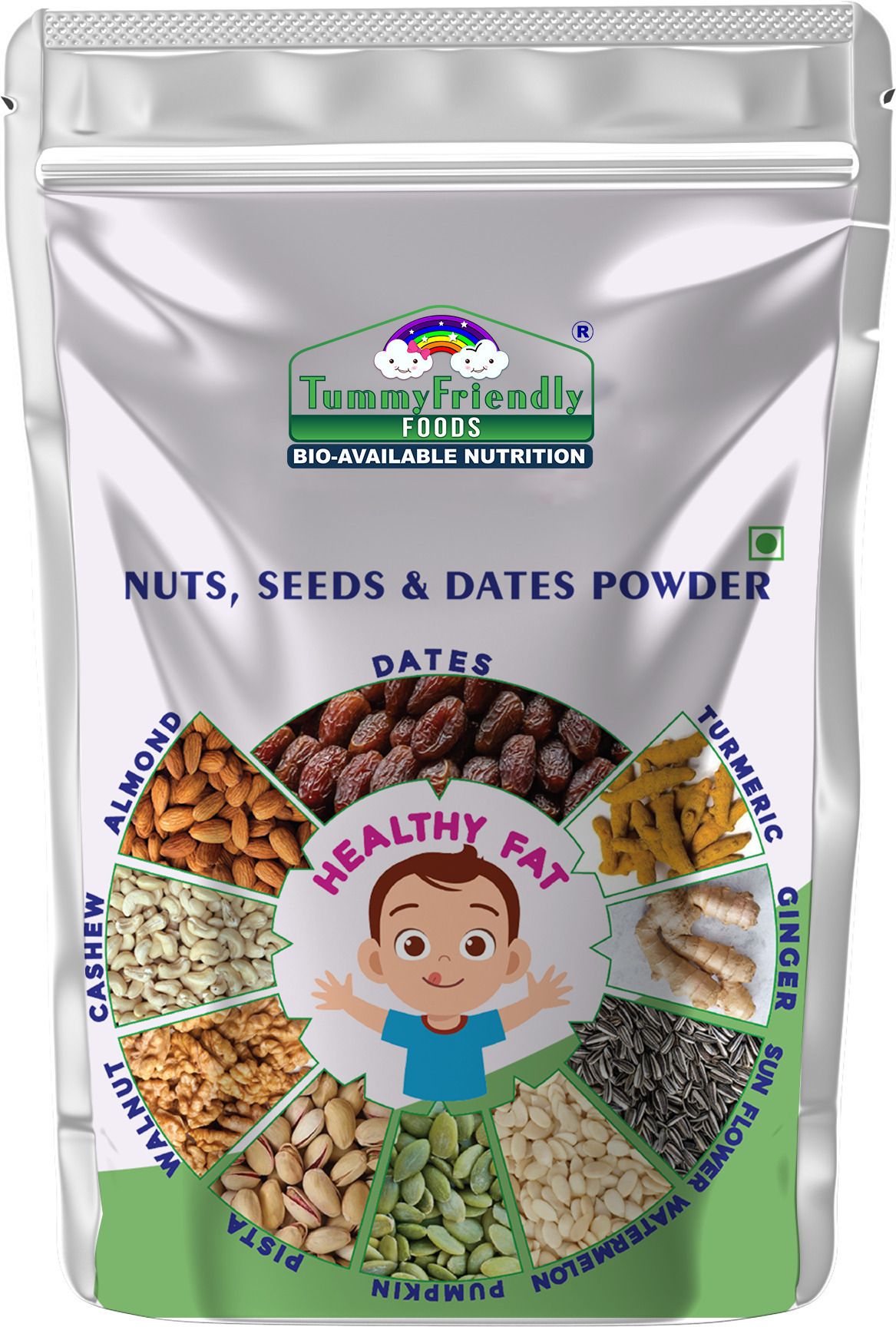 Premium Nuts, Seeds and Dates Powder | Dry Fruits Powder for Baby - 200g Cereal-image-40