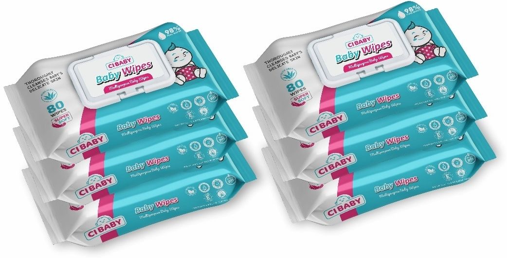 Pack of 6 (480 sheet) Wireless Baby Wet Reminder