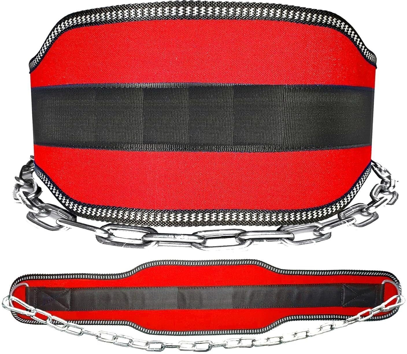 sachi sports dip belt with steel chain 36 inches weighted chain back and spine protector