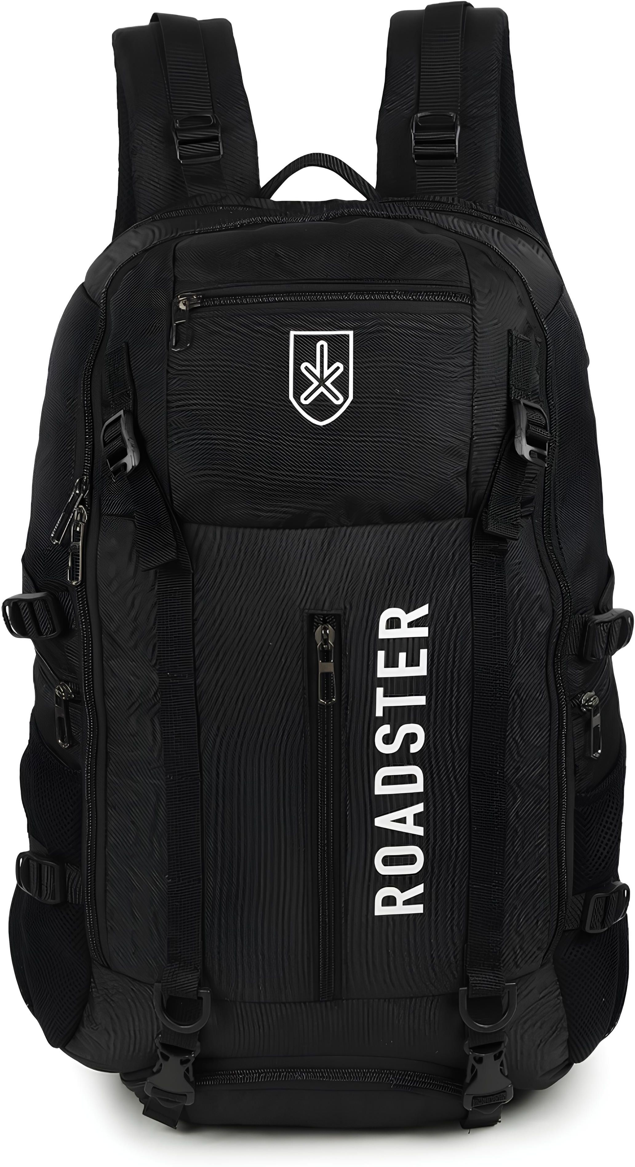 Large 50 L Laptop Backpack Rider Multipurpose Unisex bag with Shoe Compartment/Raincover College travel-image-12