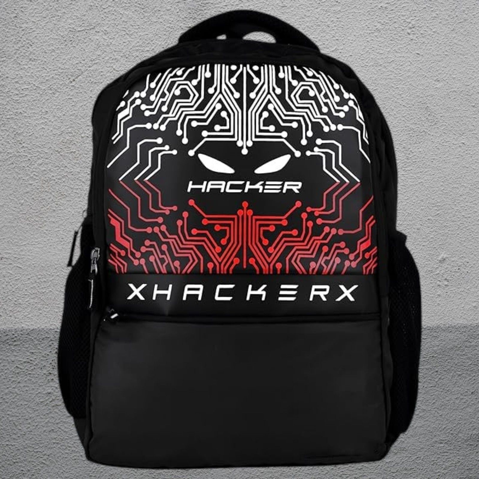 richcraft Large 35 L Laptop Backpack Trendy Hacker Print Backpack with Spacious Storage Compartments #25-picture-48