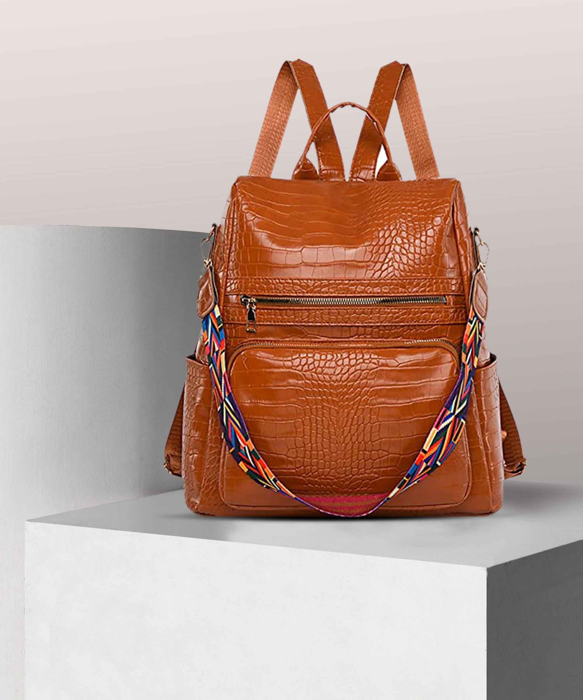 dgee Medium 25 L Backpack DGEE_DG_016-TAN-BIG-CROCO-picture-27