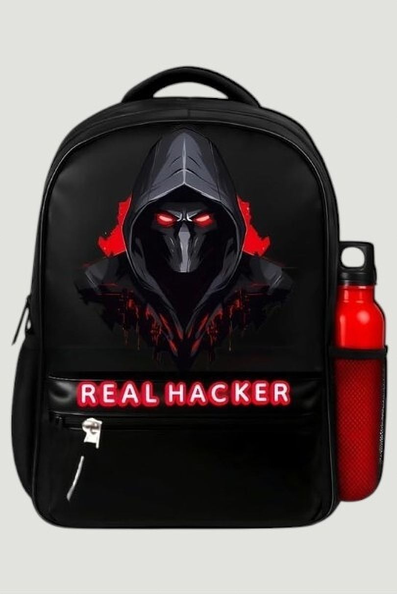 Medium 30 L Laptop Backpack Printed School Backpack for Boys with Bottle Pocket & Laptop Space-image-19