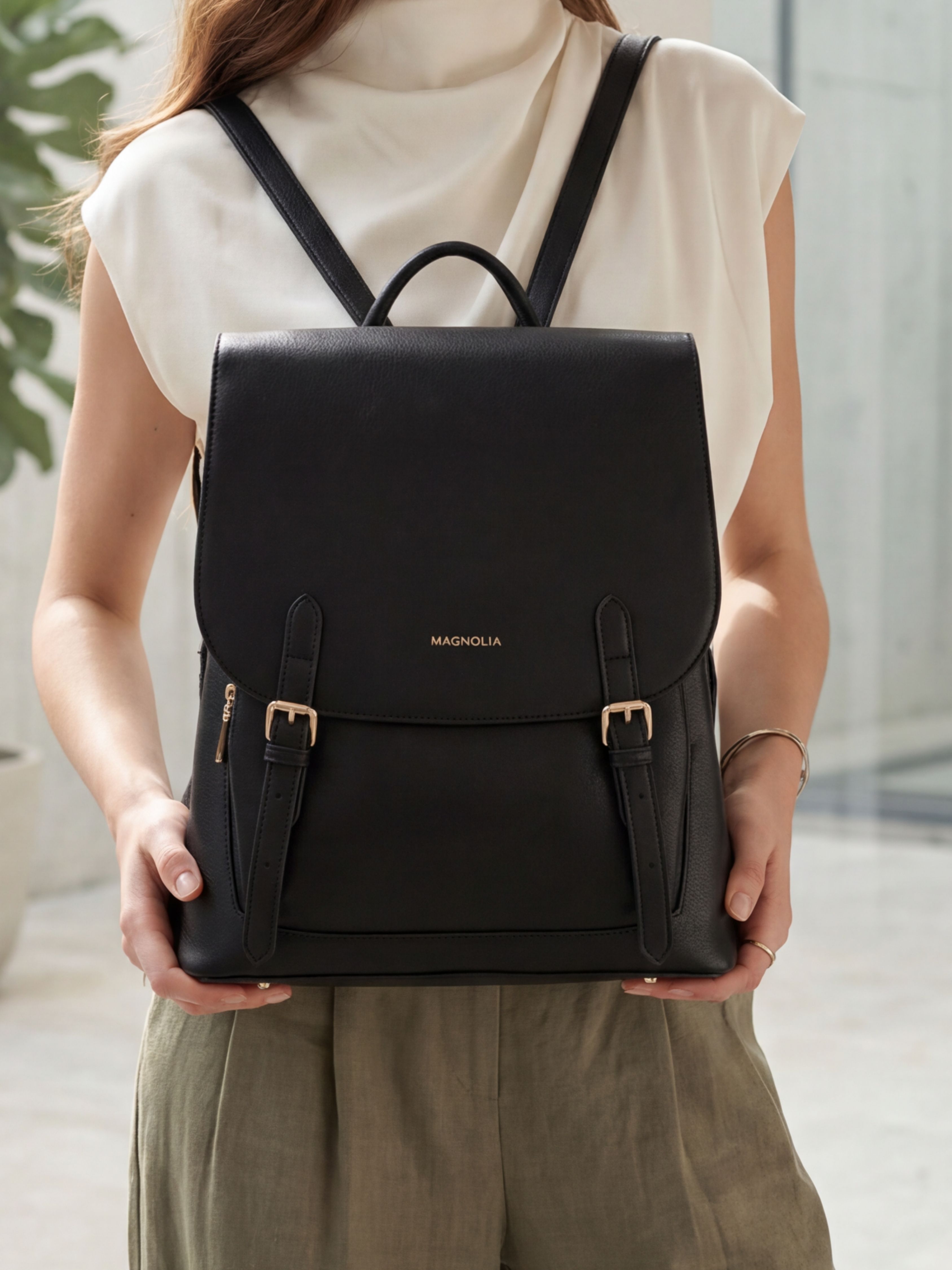 magnolia Small 12 L Laptop Backpack Daphne Backpack For Women Office, College, Travel & Everyday Use-picture-11