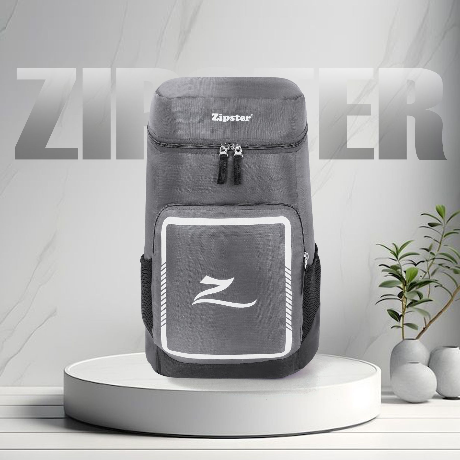 zipster 30L Multipurpose Backpack | Black Stylish Bag for College, Office & Daily Use Rucksack - 35 L-picture-40