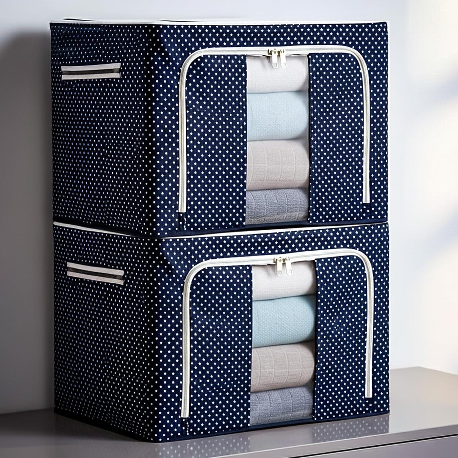 VRTREND 66L Foldable Fabric Storage Box_VR20 Polyester Laundry Bag-image-24