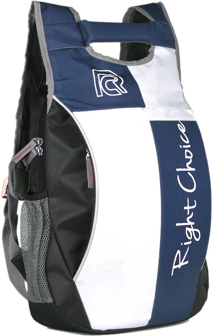 Small 20 L Backpack (2233) BLACK NAVY BLUE WHITE stylish tuff quality college school casual bag boy & girl-image-44